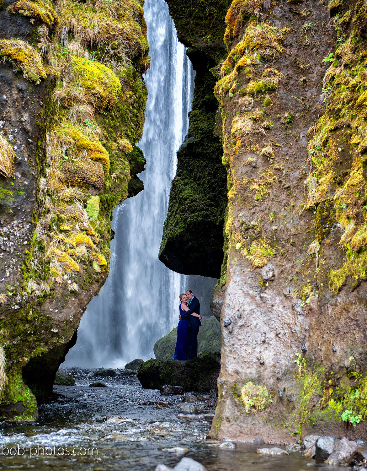 Gljúfrabúi waterfall Loveshoot Iceland