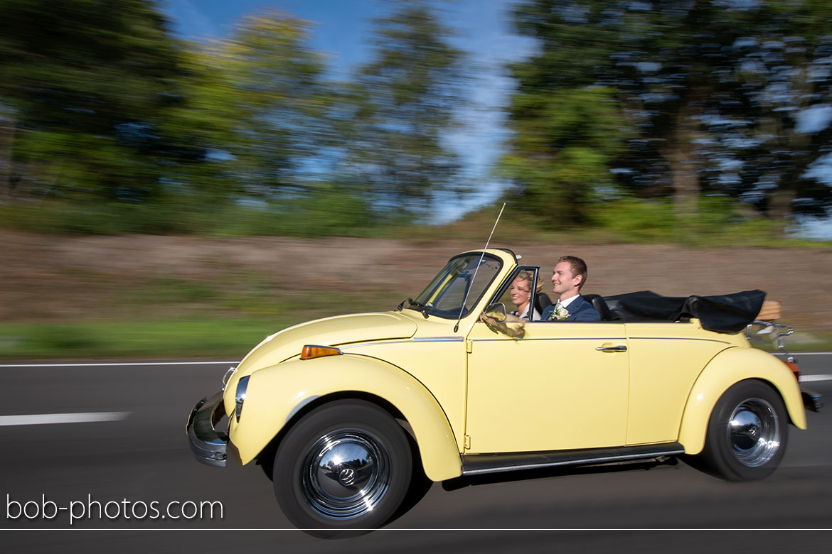 Bruidsfotografie Volkswagen Kever Cabriolet