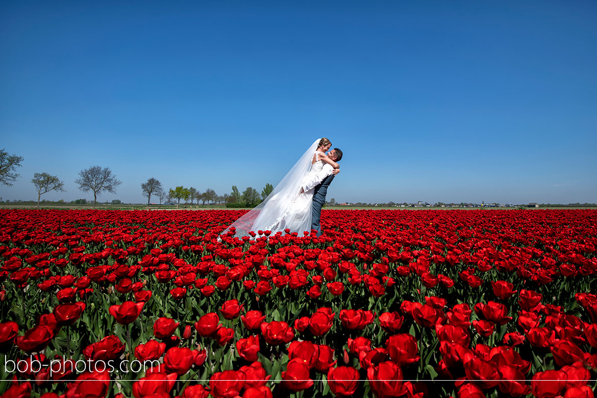 Tulpenveld Tholen Bruidsfotografie