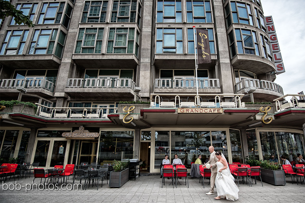 Engels Grandcafe Bruidsfotografie Rotterdam Edwin & Debby 017