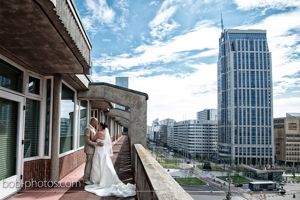 Groot Handelsgebouw Bruidsfotografie Rotterdam Edwin & Debby 021