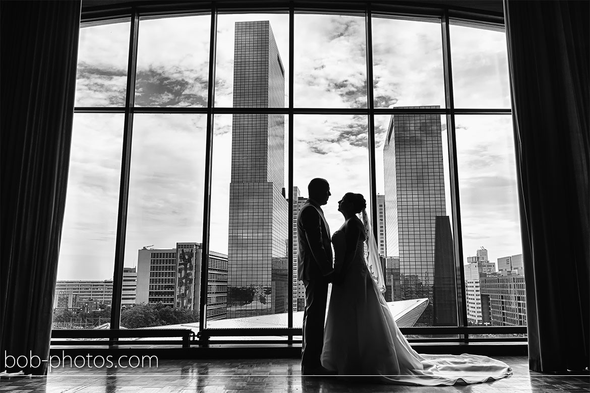 Groot Handelsgebouw Bruidsfotografie Rotterdam Edwin & Debby 023