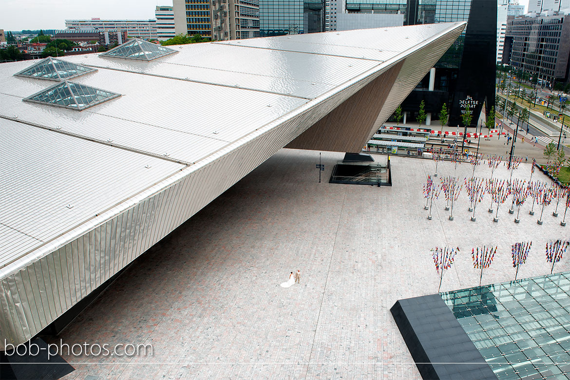 Centraal Station Bruidsfotografie Rotterdam Edwin & Debby 029