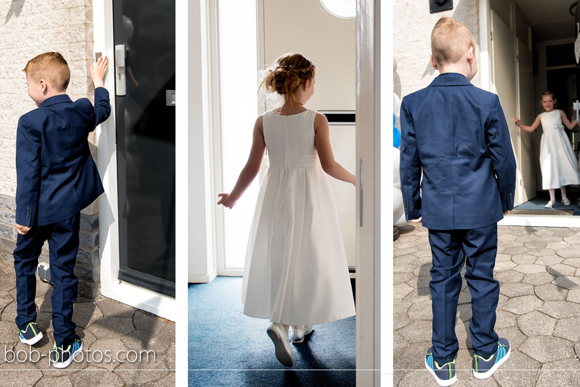 kids first look Bruidsfotografie Goes Tom en Caroline