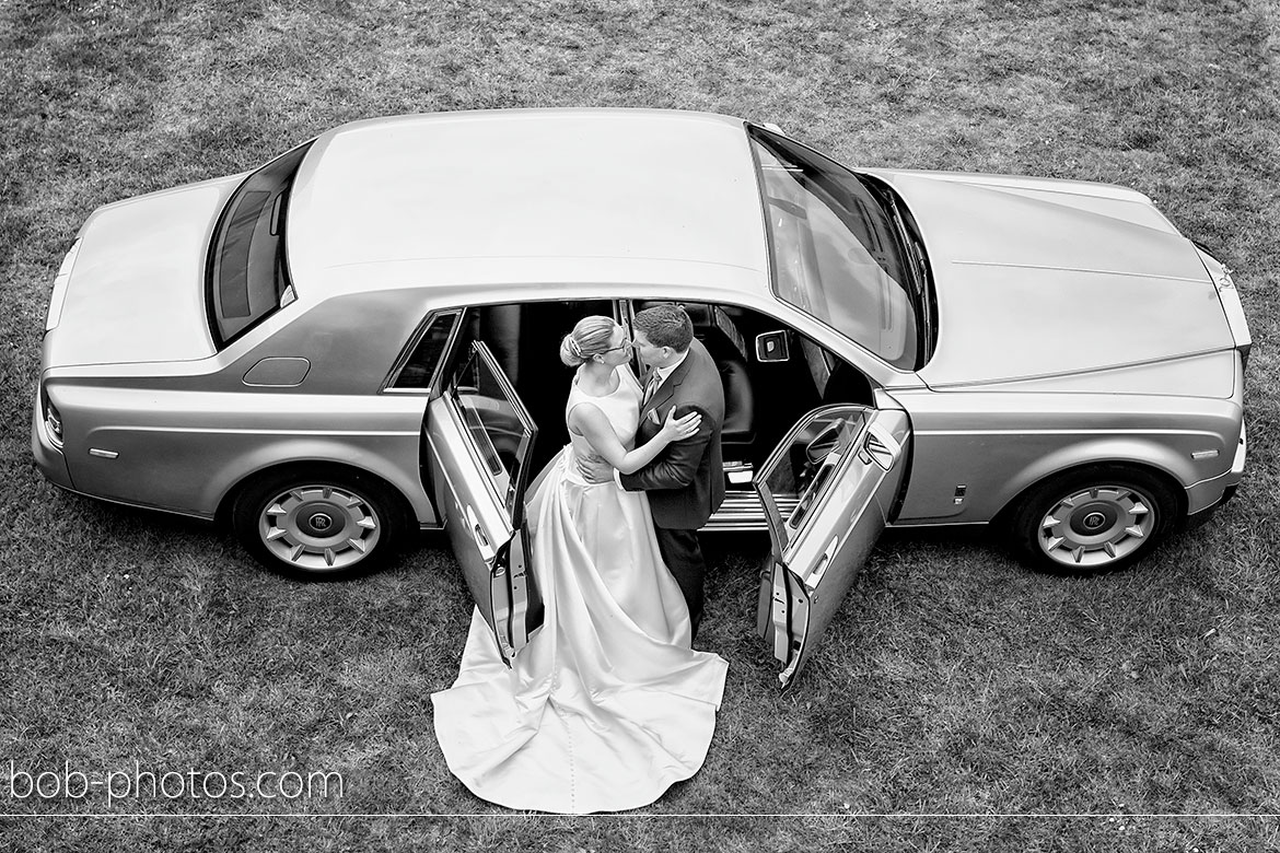 Rolls Royces Phantom Bruidsfotografie Goes Tom en Caroline