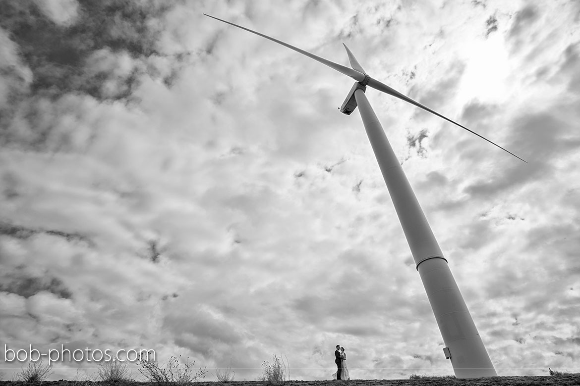 Bruidsfotografie Windmolenpark