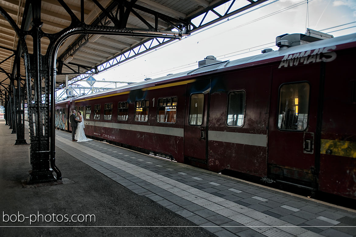 Station Roosendaal bruidsfotografie