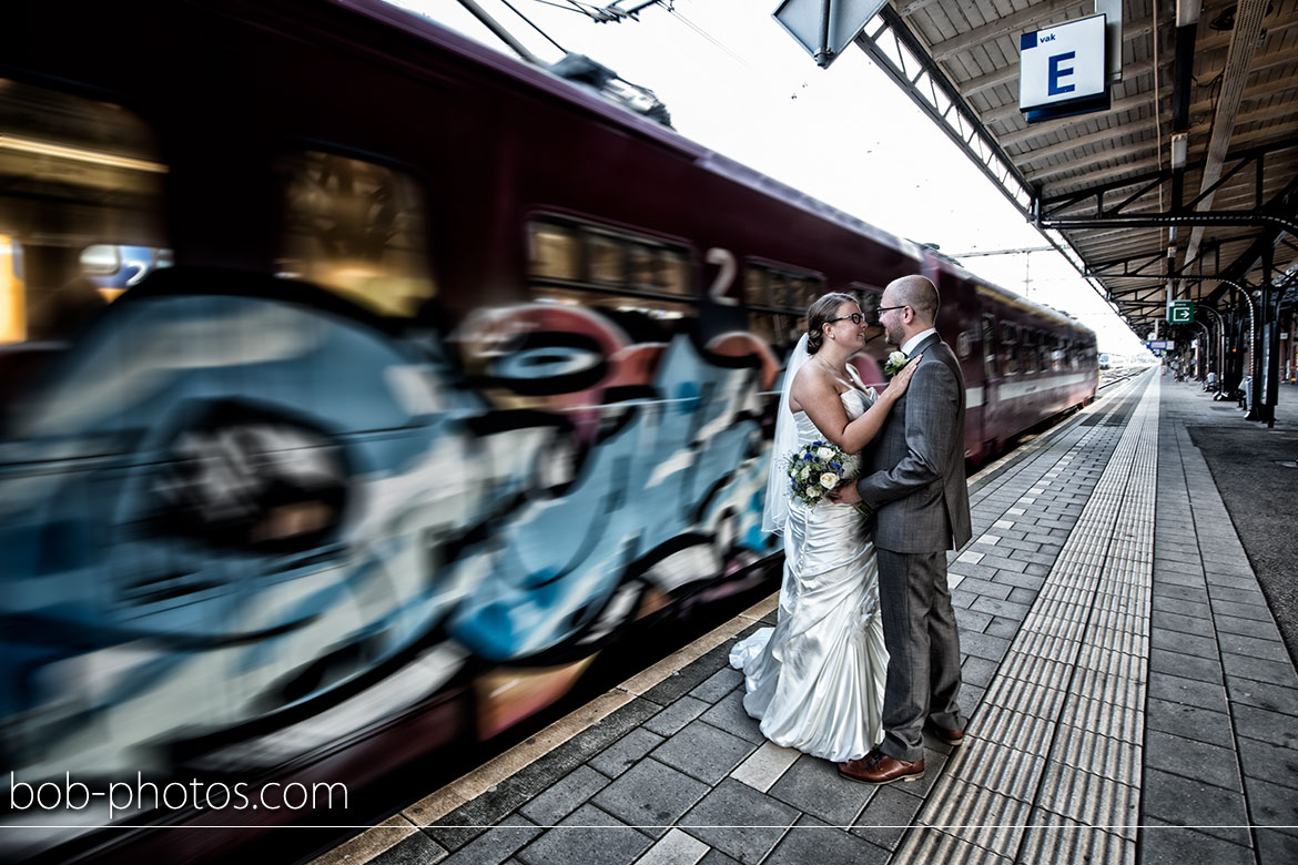 Station Roosendaal bruidsfotografie
