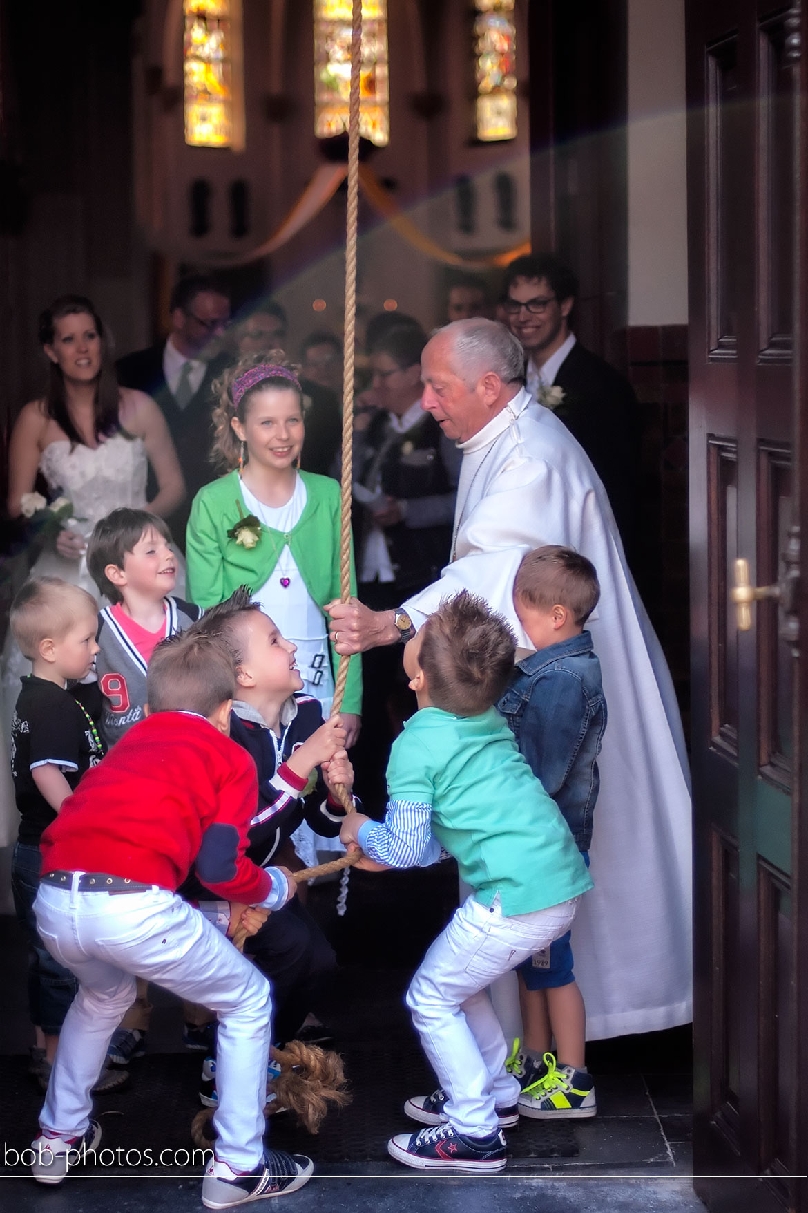 Bruidskinderen in de kerk