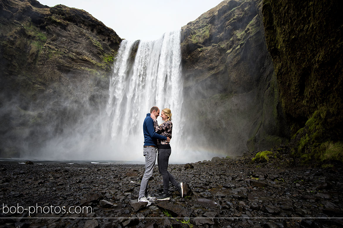 Skogafoss waterval ijsland Loveshoot