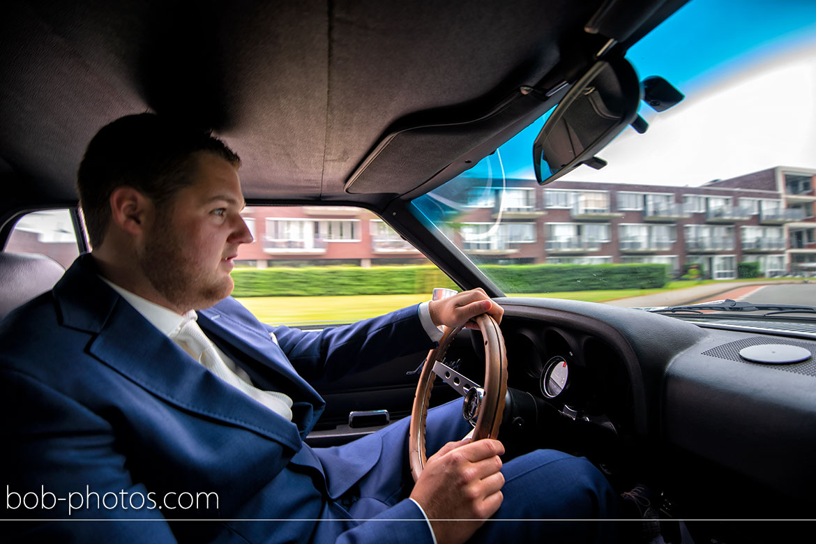 Ford Mustang 1969 Bruidsfotografie Yerseke Zeeland