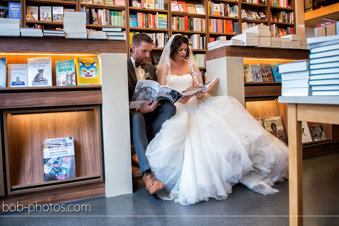 Boekenwinkel Bruidsfotografie Bergen op Zoom