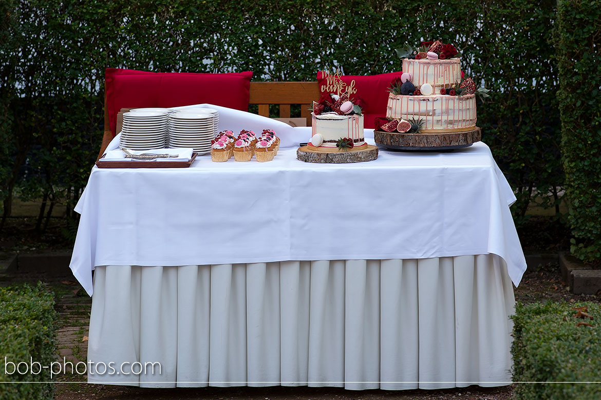 R en P taart en cupcakes Spijkenisse bruidsfotografie Rhoon