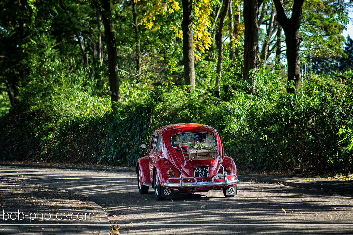 VW Rode Kever Bruidsfotografie Roosendaal