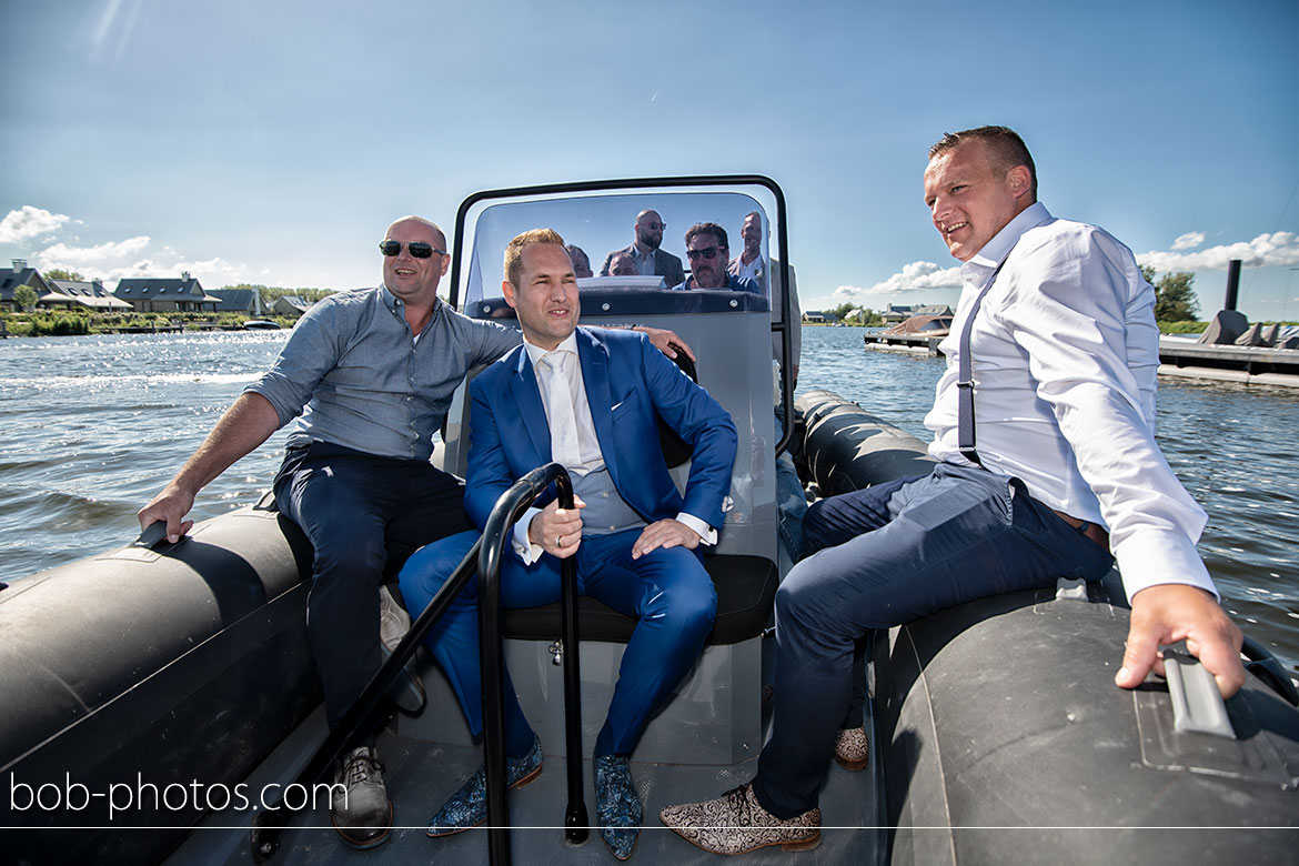 Bruidsfotografie Oesterdam RIB Powerboat