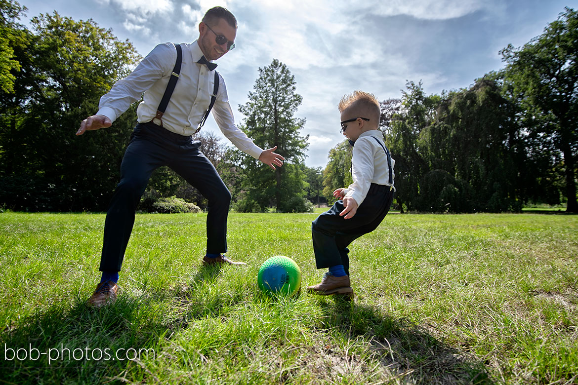 Bruidsfotografie voetballen