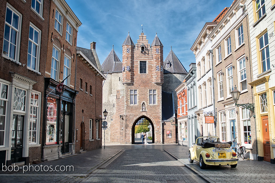 Bruidsfotografie gevangenpoort Bergen op Zoom