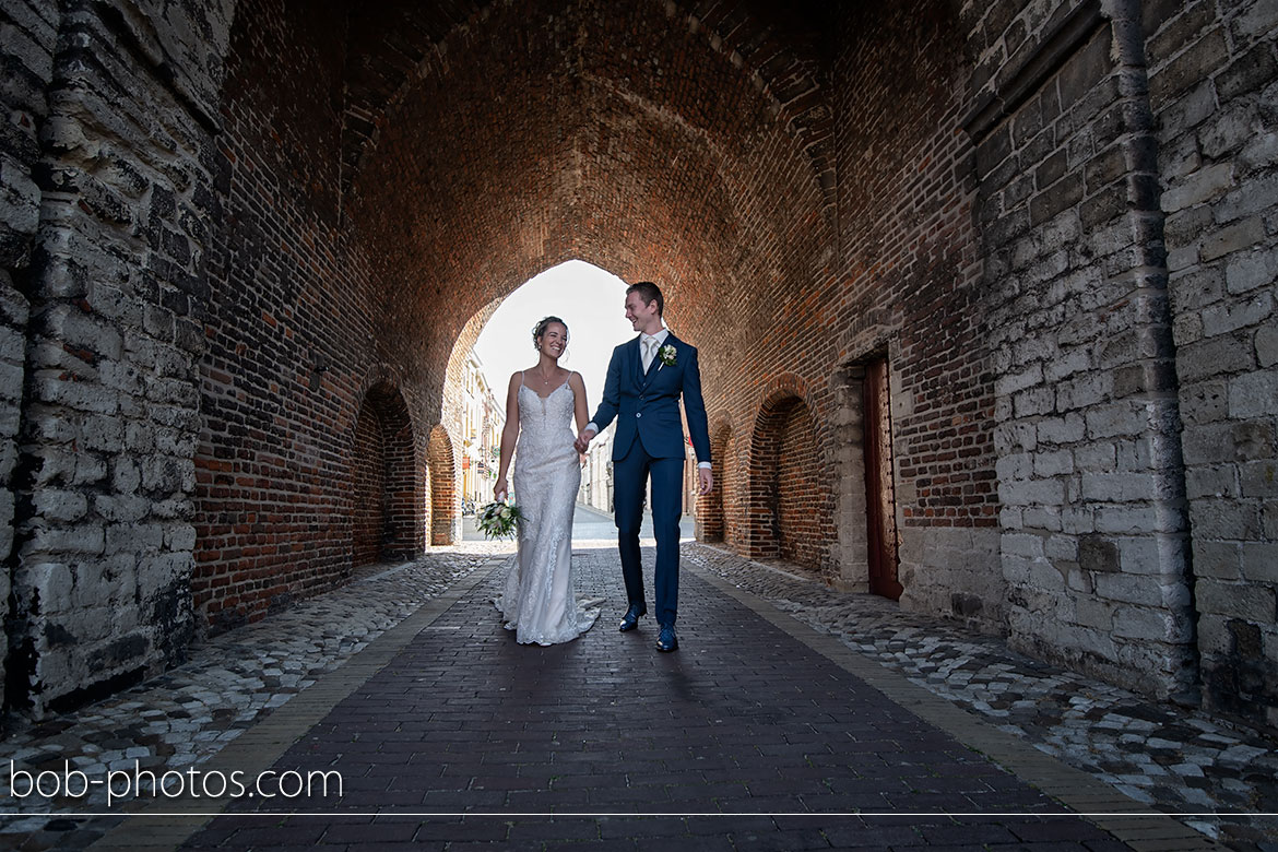 Bruidsfotografie gevangenpoort Bergen op Zoom