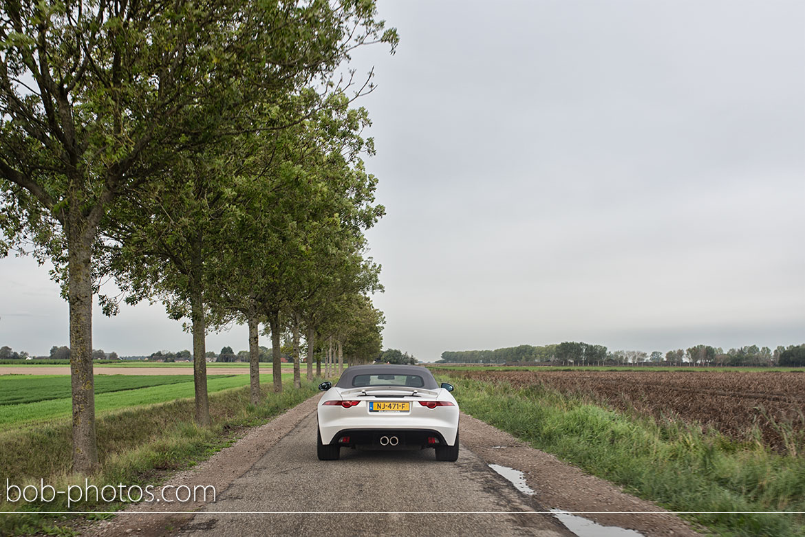 Bruidsfotografie Jaguar F-Type