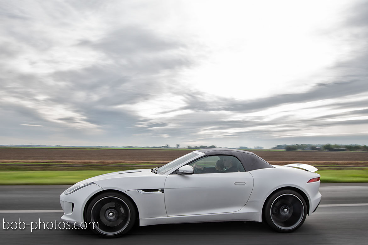 Bruidsfotografie Jaguar F-Type